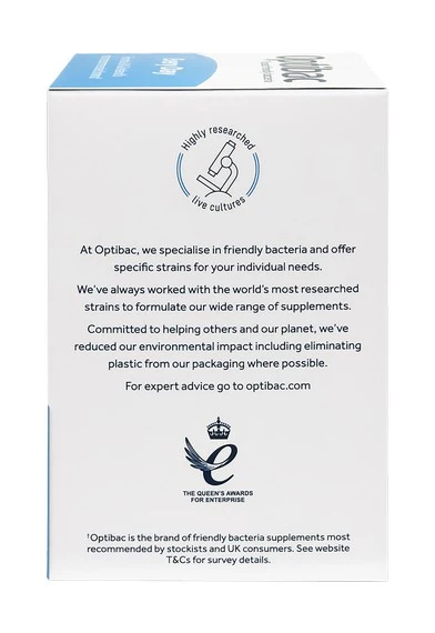 OptiBac Probiotics Daily Wellbeing 30 Capsules - Gut Health Support - Image 3