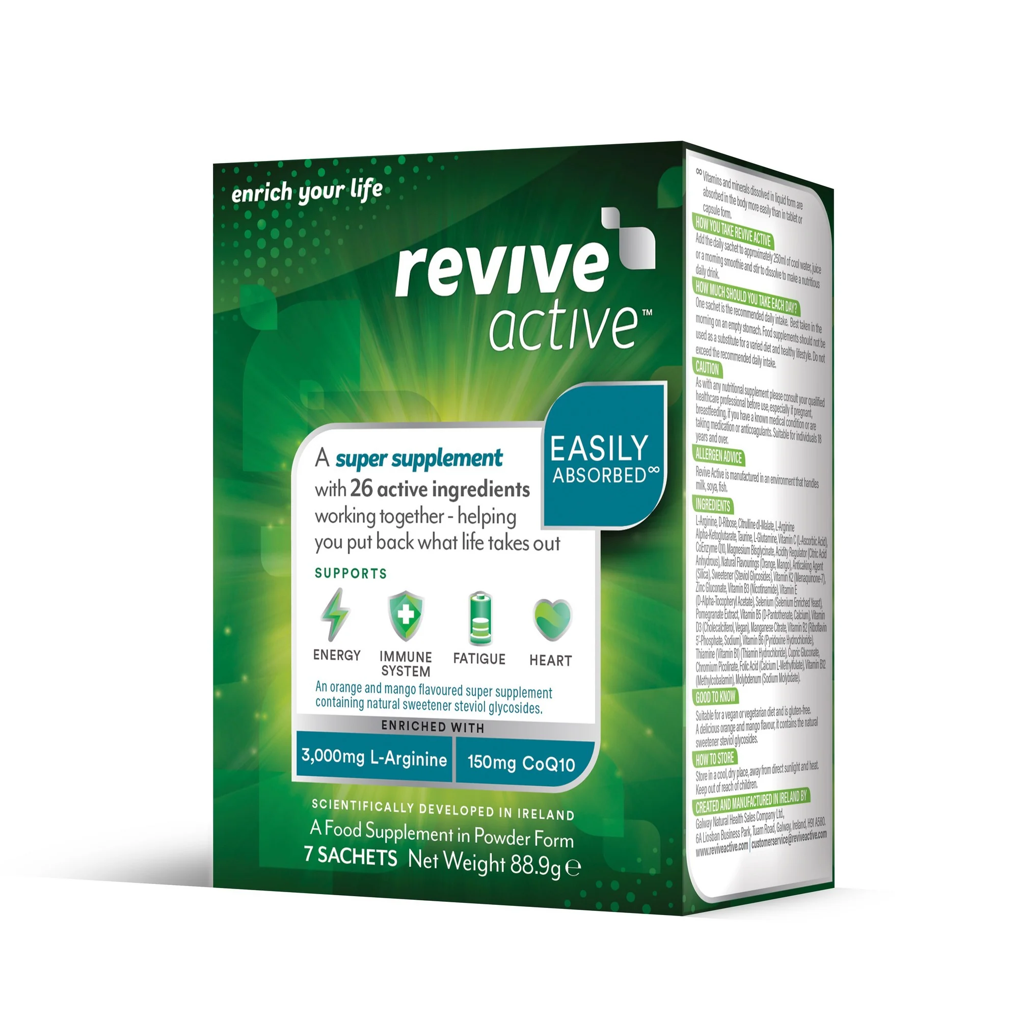 Revive Active Orange & Mango 7 Sachets - Image 4