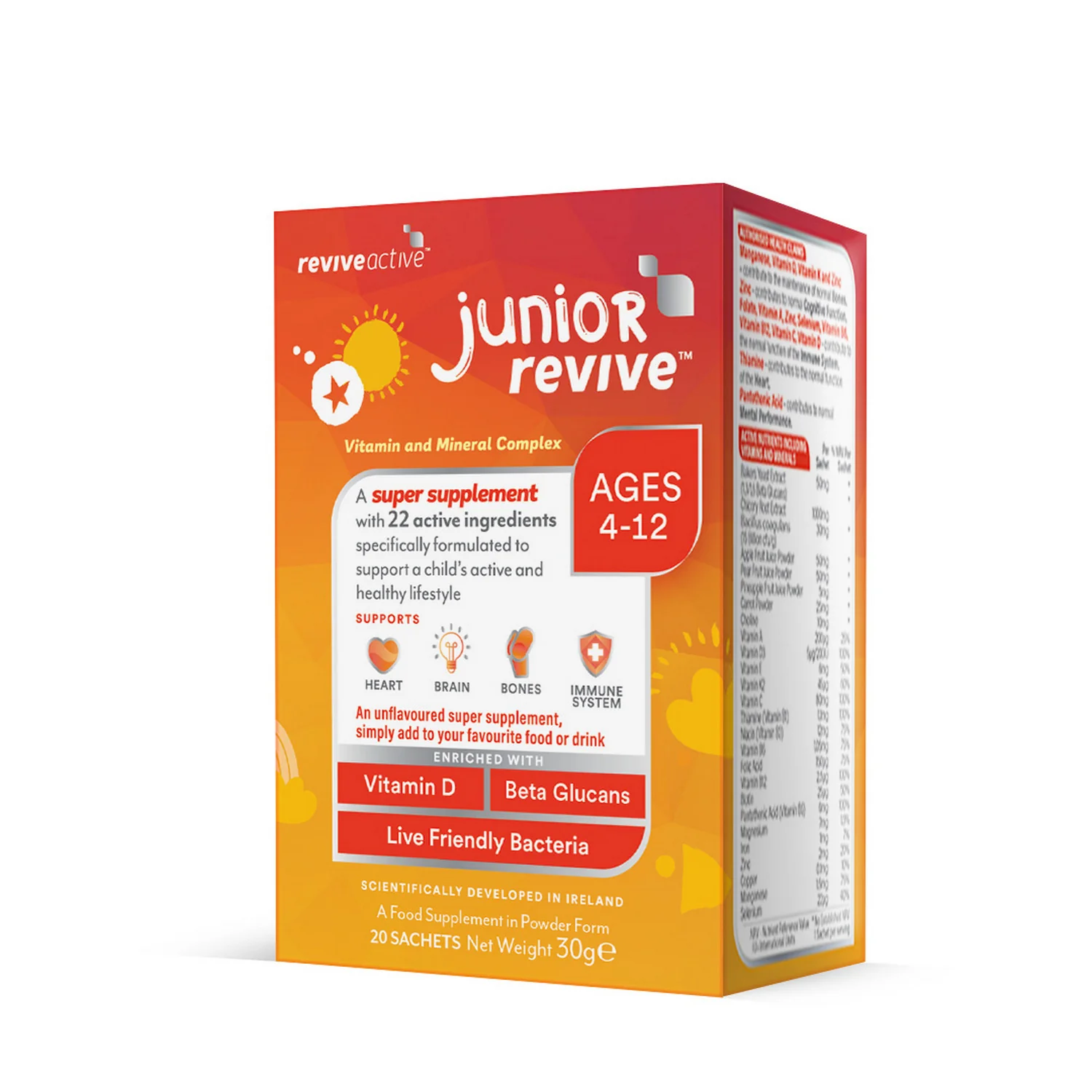 Revive Active Junior 20 Sachets - Image 3