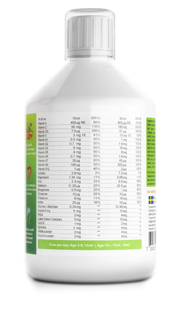 Swedish Nutra Super Kids Multi-Vitamin - Image 3